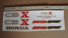 Honda CBX 1000 scritte CBX Super Sport DOHC 24 Valves CB1 decorazione SC03