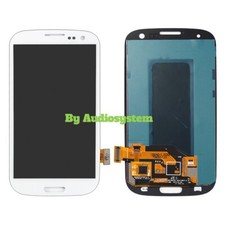 DISPLAY LCD+ VETRO TOUCH SCREEN SAMSUNG GALAXY S3 NEO GT i9301 BIANCO SCHERMO
