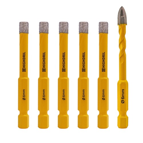 Set punte diamantate - 6, pz/set