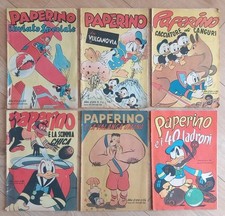 ALBO D'ORO n° 66 70 82 92 134 180 PAPERINO 1947 Vulcanovia Chica ladroni Valanga