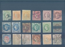 SPAGNA 1860-1862 francobolli
