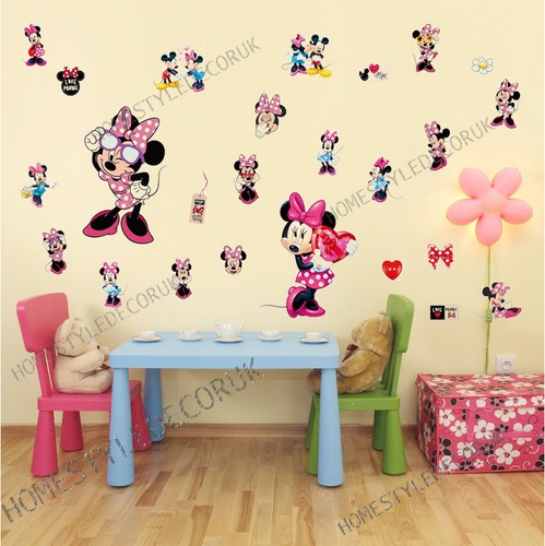 Pezzi adesivi murali minnie - 25,