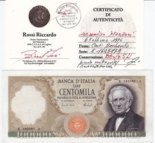 100000 LIRE MANZONI 6 FEBBRAIO