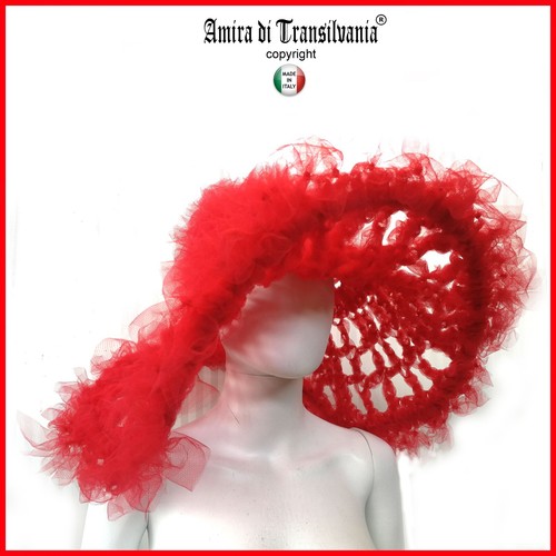 Cappello rosso donna elegante - rosso,