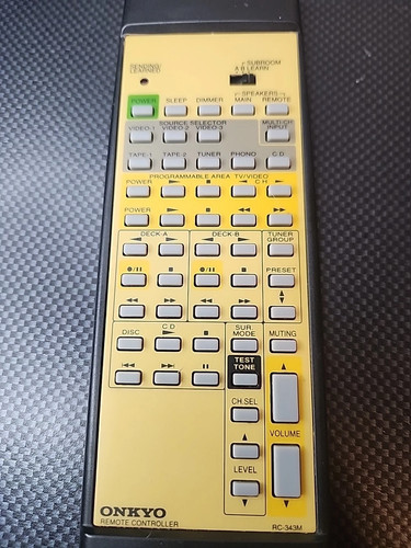 Onkyo 343m telecomando - onkyo,