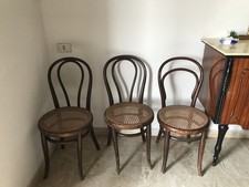 3 sedie  Thonet originali da