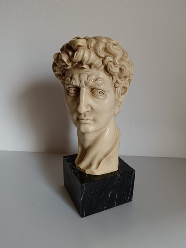 Scultura busto devid di - ,