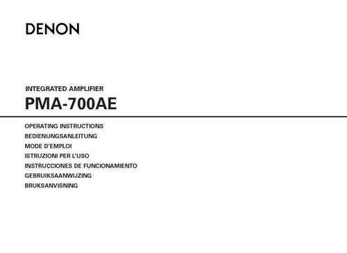 Denon pma 700ae amplificatore - denon,