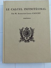 libro di Matematica " LE CALCUL INFINITESIMAL "  autore Augustin-Louis CAUCHY