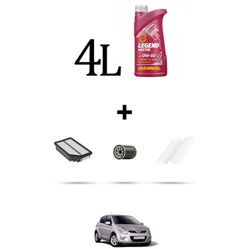 Hoffcar kit tagliando filtri - kit, 3