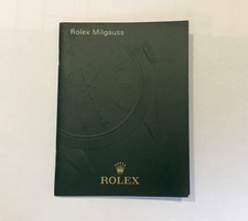 Libretto Booklet Originale Rolex Milgauss 605.32 Eng - 2008 Inglese