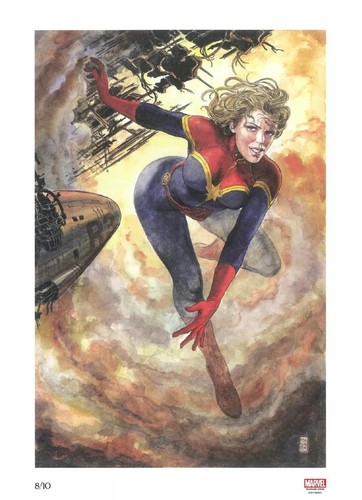 Milo manara capitan marvel - milo, marvel"