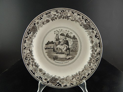 Antico piatto militare - antico,
