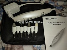 fresa professionale per unghie beautural 7 punte Manicure/ Pedicure Kit astuccio