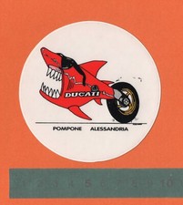 Adesivo Sticker Vintage Auto Moto Tuning Autocollant Aufkleber DUCATI Pompone