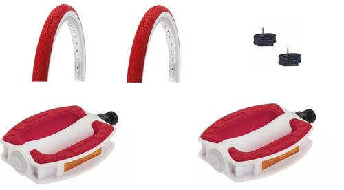 Copertoni bianco rosso - rosso, x