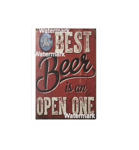Adesivo decalcomania best beer - adesivo,