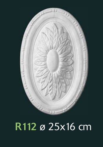 Rosone gesso bianco per - bianco,