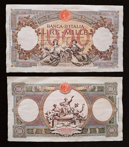 1938 1000 lire - lire, africa