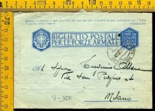 WW2 Franchigia Posta Militare  169 agosto 1943 Milano V 367