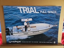 Barca Trial Full Space Nuova Concord Depliant Scheda Tecnica Originale D'epoca 