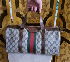 GUCCI Vintage Brown Leather &