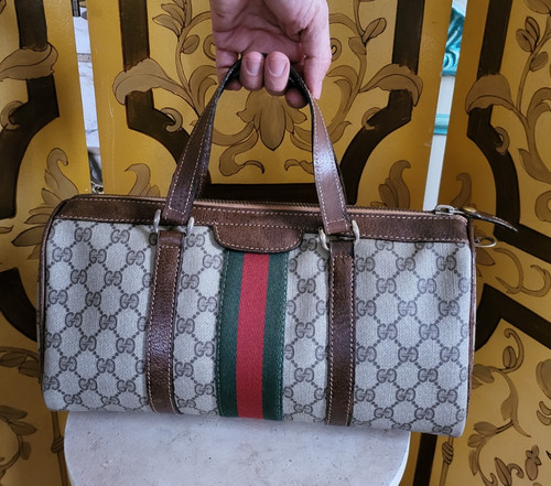 Gucci vintage brown leather - gucci,