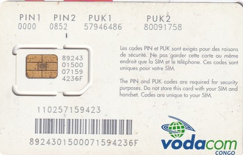 Congo scheda gsm - congo,