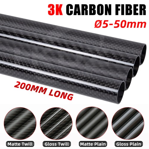 Tubo fibra carbonio 3k - carbonio,