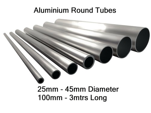 Tubo tondo alluminio 25mm - , 28mm