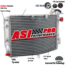 2 Row Radiator 42mm Aluminum