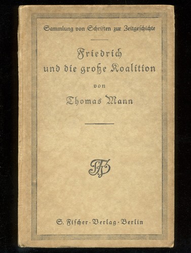 Thomas mann friedrich die - mann★friedrich,