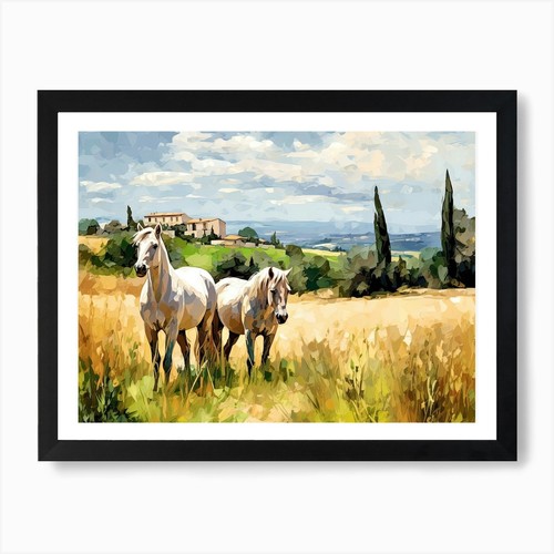 Quadro cavalli toscana - quadro, in