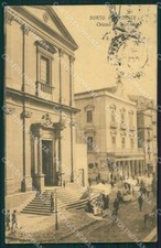 Agrigento Porto Empedocle Mercato PIEGATA cartolina XB1998