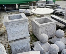 Fioriera Vaso cubo pietra