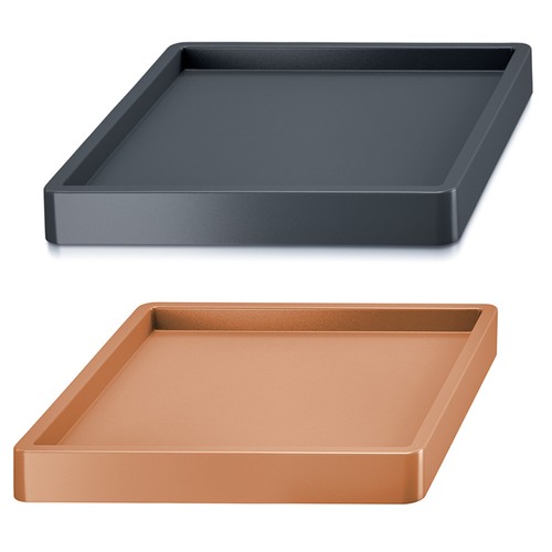 Sottovaso quadrato bordo - , per