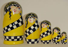 Handpainted 5pcs. Russian
