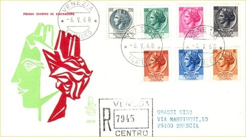 Italia 1968 fdc - 1968, (venetia)