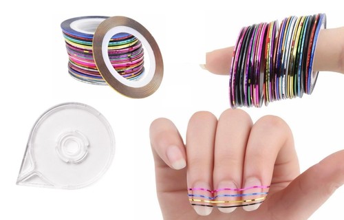 Nastro strisce nail art - nail,