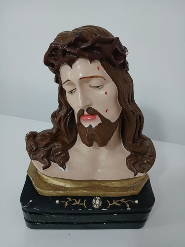 Antica scultura busto volto - scultura,