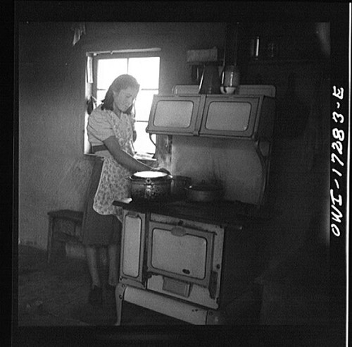 Foto donna che cucina - cucina, su