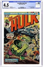 Incredibile Hulk #180 CGC 4.5 1974 4600960006 1ª App. Wolverine (Cameo)