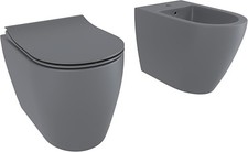 Coppia sanitari filomuro vaso