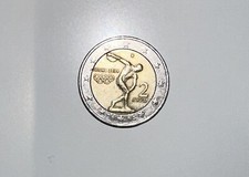 Moneta 2 euro commemorativa Olimpiadi Atene 2004 rara