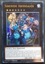 SIRENIDE ABISSGAIOS Ultra Rara Italiano (Mermail Abyssgaios) RA04-IT065 YUGIOH