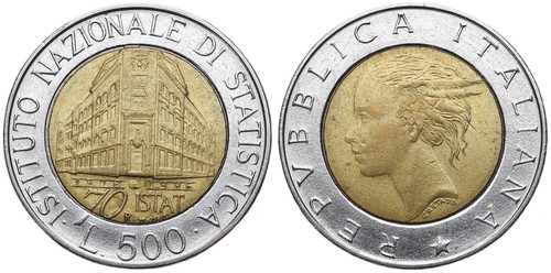Italia italy 500 lire - italia,