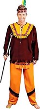 Taglia unica Costume Travestimento Carnevale Halloween Indiano Nativo I.4285
