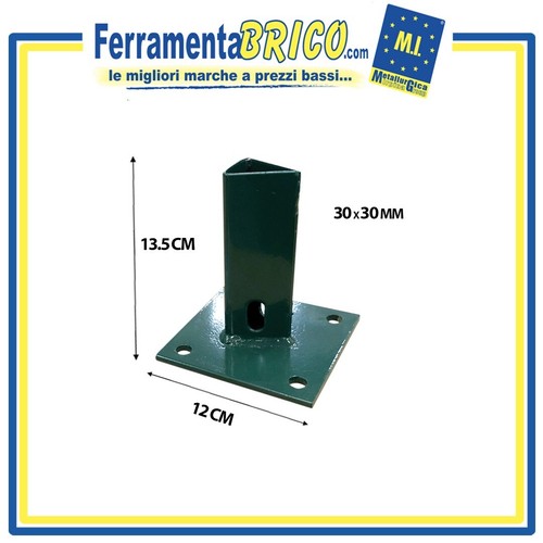 Supporto metallico per paletto - supporto,