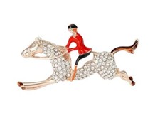Spilla gioiello cavallo con