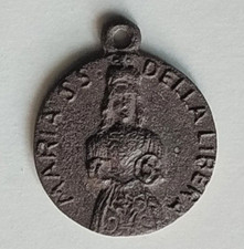 ANTICA MEDAGLIA DEVOZIONALE MARIA SS. DELLA LIBERA